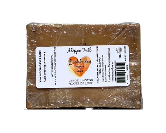 Aleppotvål 20% - 180g: Naturlig lyx för din hud